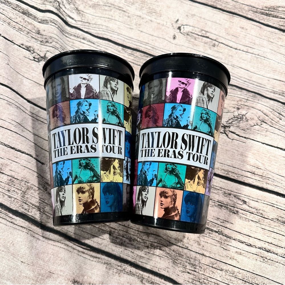 Taylor Swift Eras Tour Set of 2 Plastic Cups